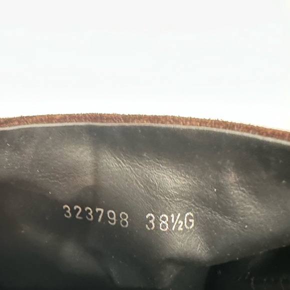 Gucci Suede Mid-Calf Moto Boots size 8.5 great condition - Picture 7 of 8